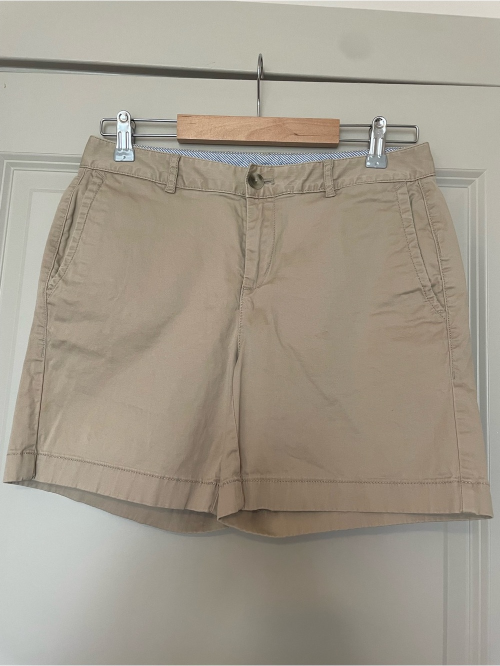 L.L. Bean Women's Favorite Fit Tan Shorts